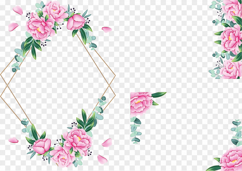 Floristry Flower Arranging Pink Cartoon PNG