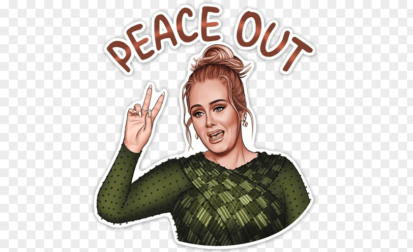 Adele Sticker Text Illustration PNG