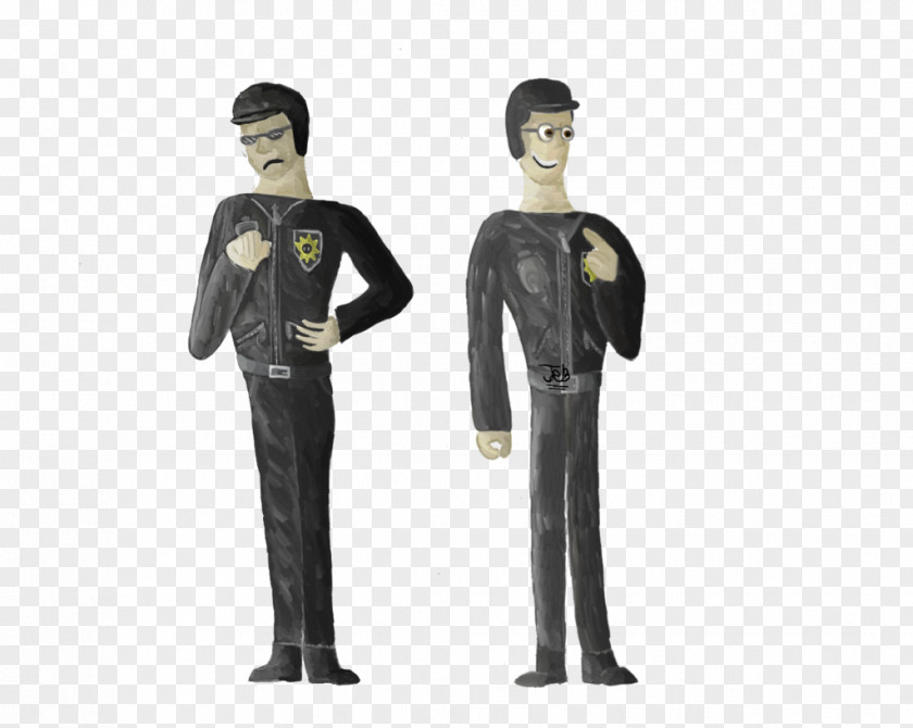 Good Copbad Cop Figurine PNG