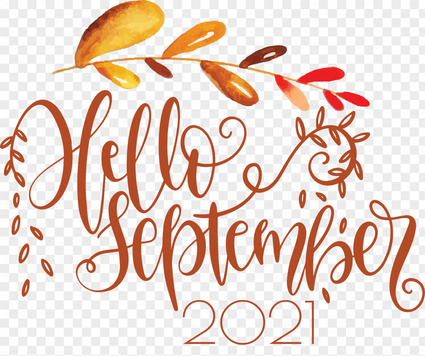 Hello September September PNG