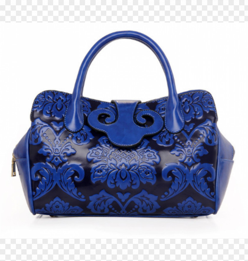 Blue Handbag Elegant Messenger Bags Tasche Leather PNG