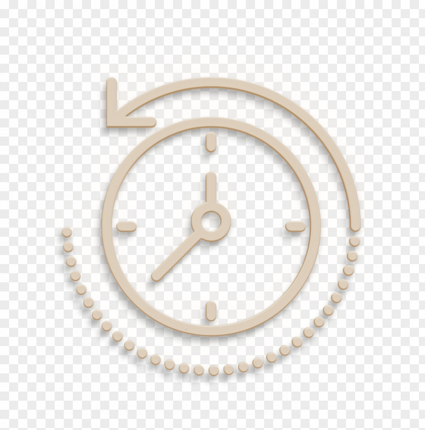 Business Icon Rewind Time Clock PNG