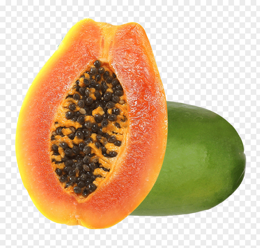 Cut Papaya Juice Fruit Food PNG
