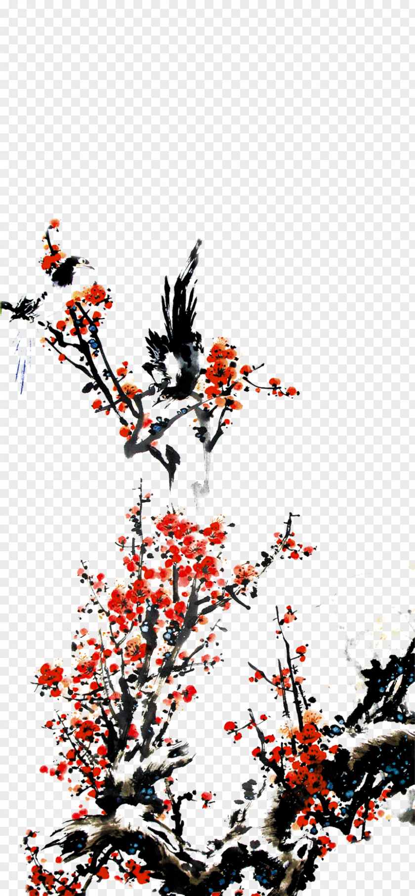 Ink Plum Software Blossom PNG