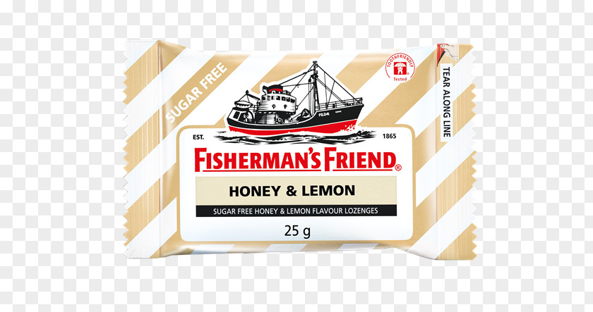 Lemon Honey Fisherman's Friend Throat Lozenge Cough PNG