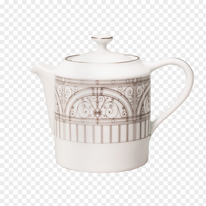 Belle Epoque Jug Ceramic Teapot Lid Kettle PNG