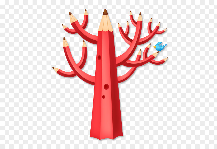 Cartoon Pencil Tree Clip Art PNG