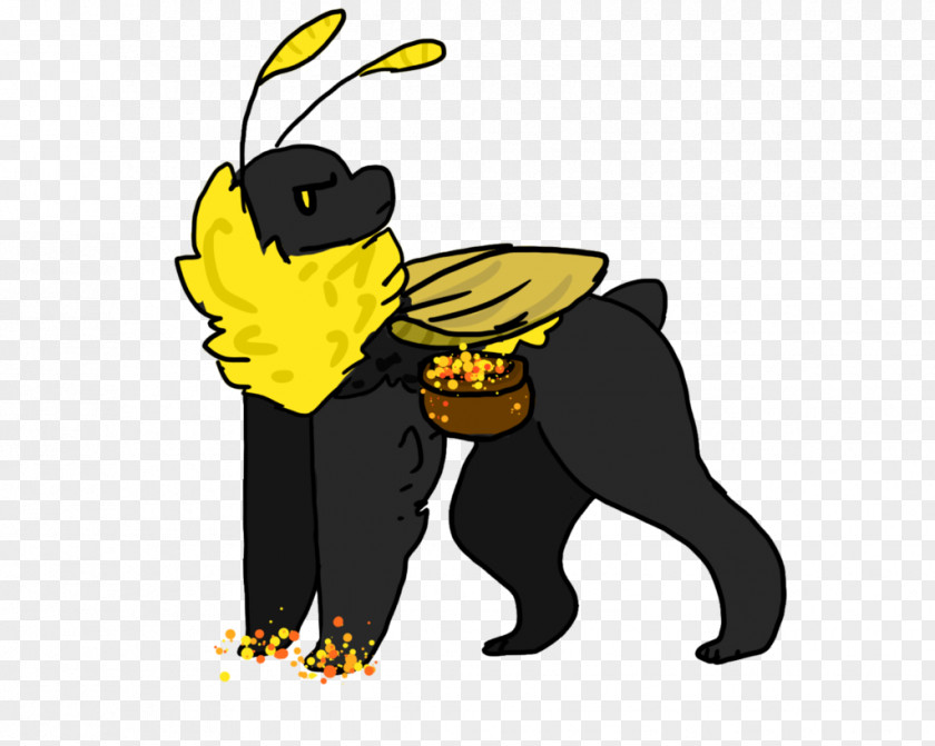 Cat Honey Bee Insect Clip Art Die Biene PNG