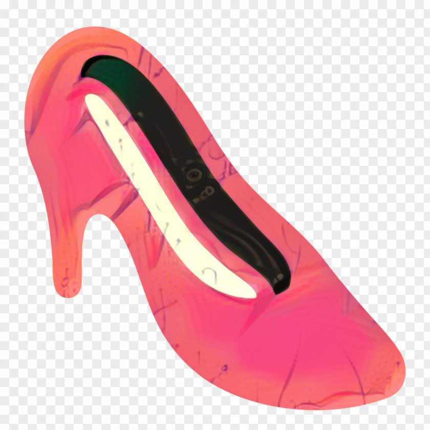 Magenta High Heels Pink Background PNG