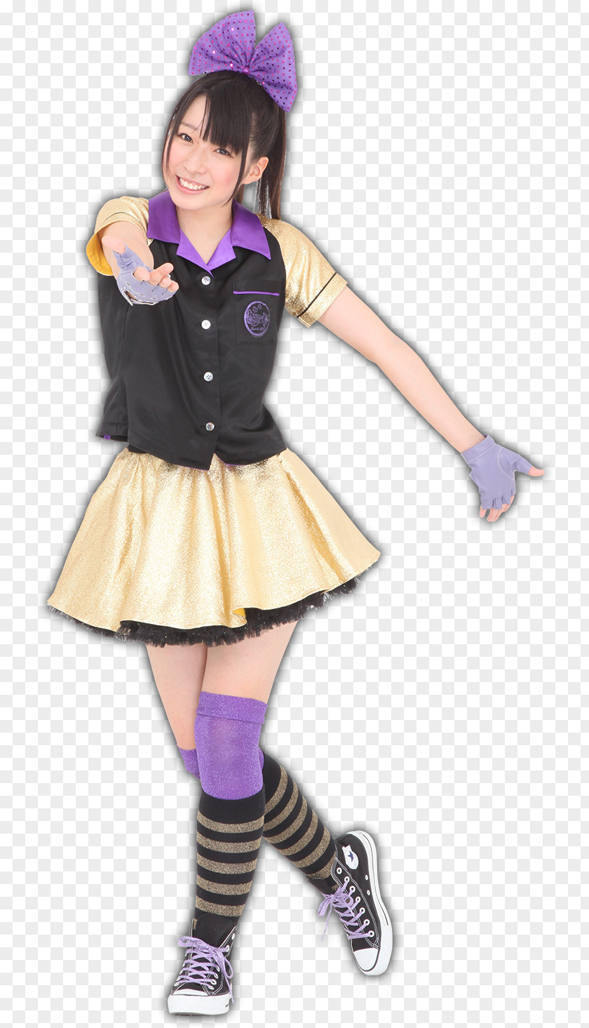 Purple Yuzuki Ōguro Team Syachihoko Costume Momoiro Clover Z PNG