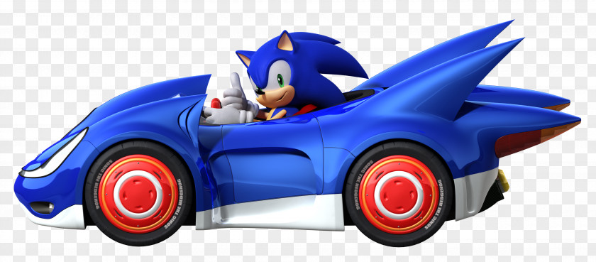 Race Car Sonic & Sega All-Stars Racing R The Hedgehog Gems Collection Forces PNG