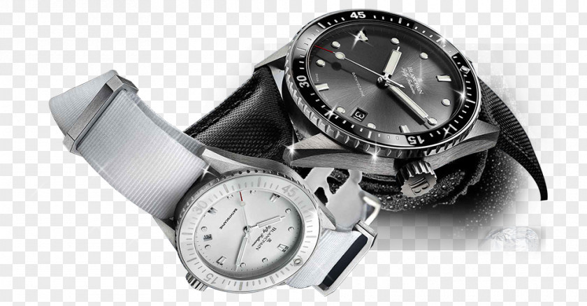 Watch Strap Metal Silver Diving PNG