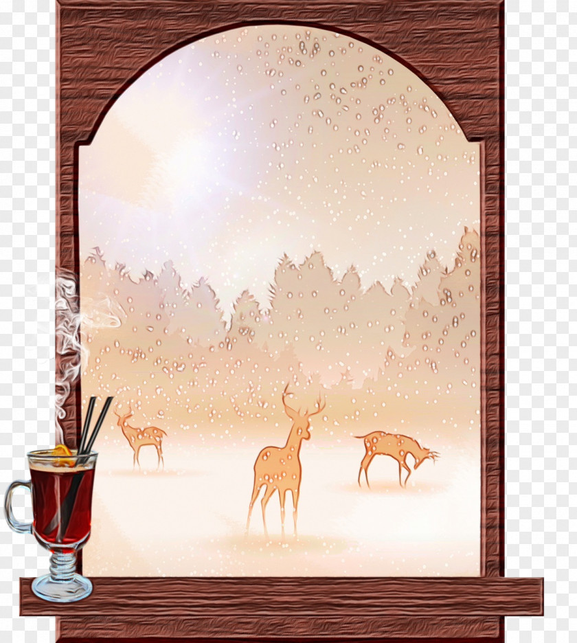 Fawn Wildlife Arch Landscape PNG