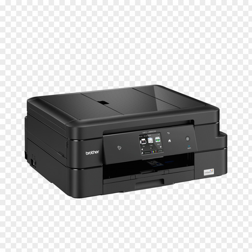 Printer Multi-function Inkjet Printing Brother Industries MFC-J985 PNG