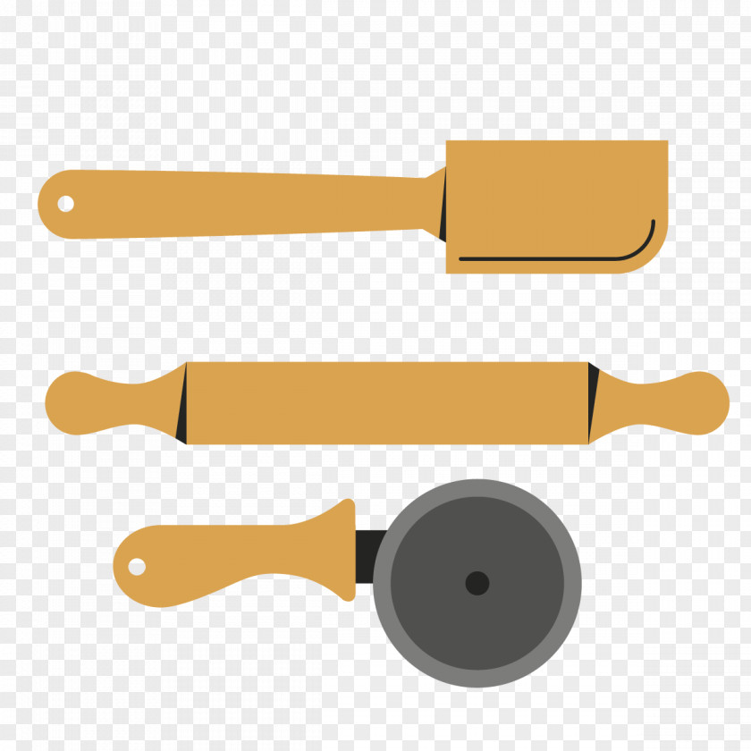 Rolling Pin Wooden Spoon Kitchen PNG