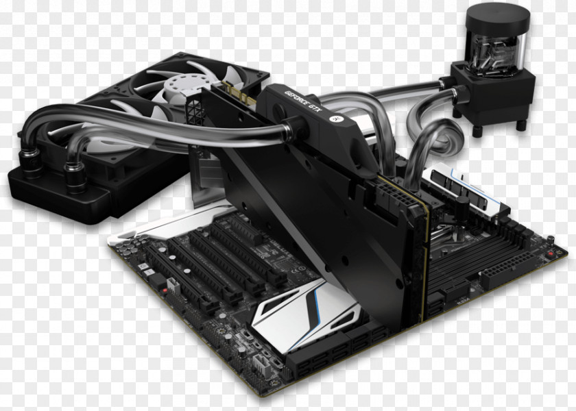 EKWB Water Cooling Block Computer System Parts Fluid PNG
