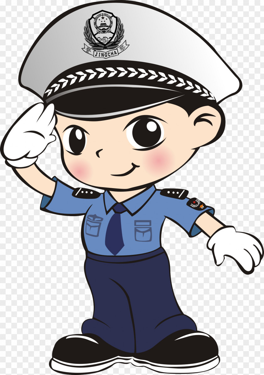 Q Version Of The Cartoon Police Officer Clip Art PNG