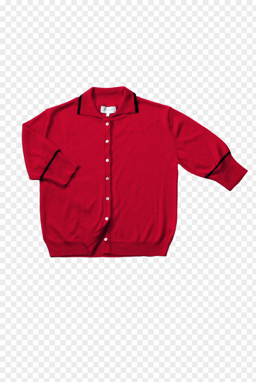 100% Red Sleeve Button Outerwear Maroon PNG