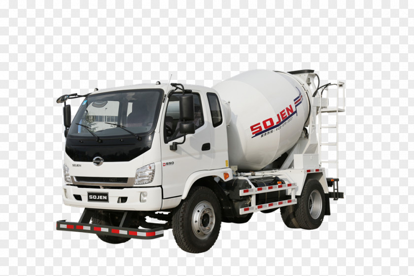 Car Cement Mixers Transport Commercial Vehicle Betongbil PNG