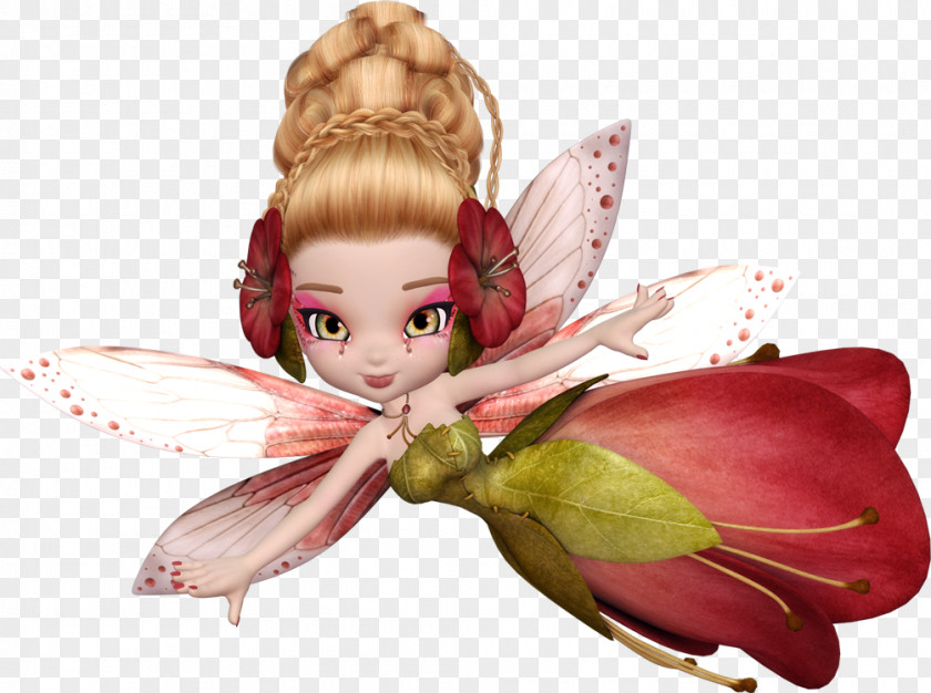 Fairy Moth Insect Figurine Flowering Plant PNG