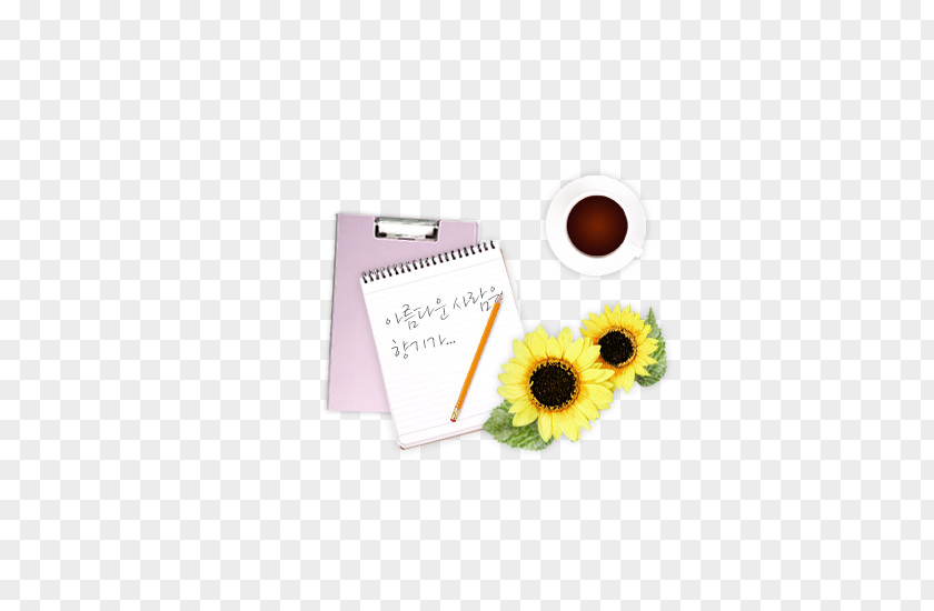 Laptop And Sunflower Icon Design Diary PNG