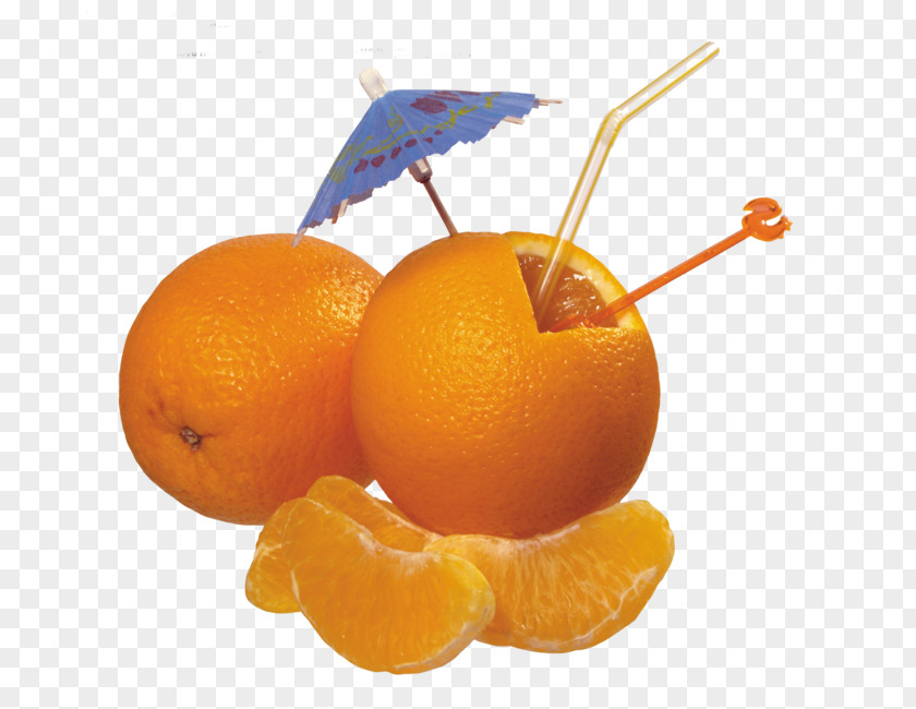 Orange Mandarin Juice Cocktail PNG