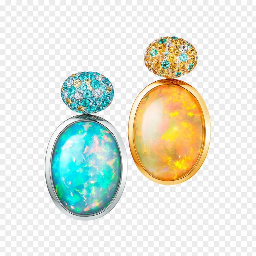 Water And A Flame Opal Jewellery Gemstone Earring Thomas Jirgens Jewel Smiths PNG