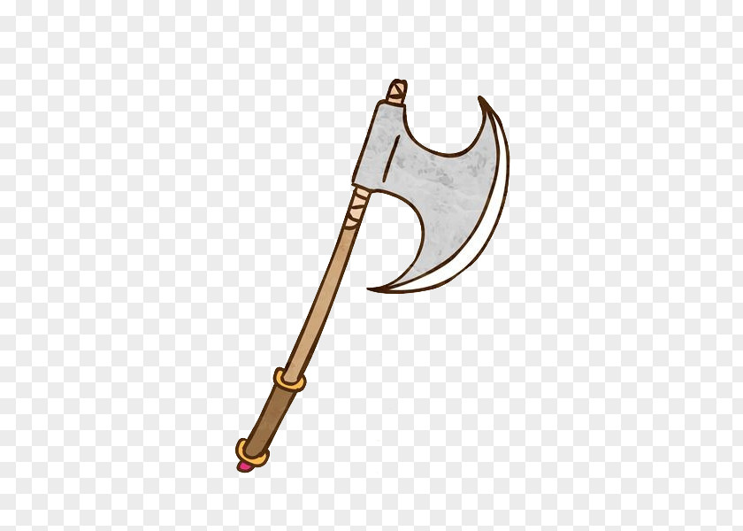 Cartoon Ax A Man With Axe Weapon PNG