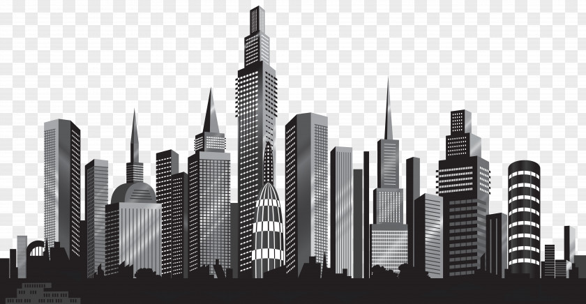 City Cityscape Skyline Clip Art PNG