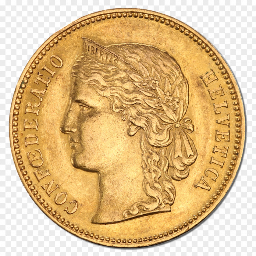 Coin Image Gold Franc Napoléon Sovereign PNG