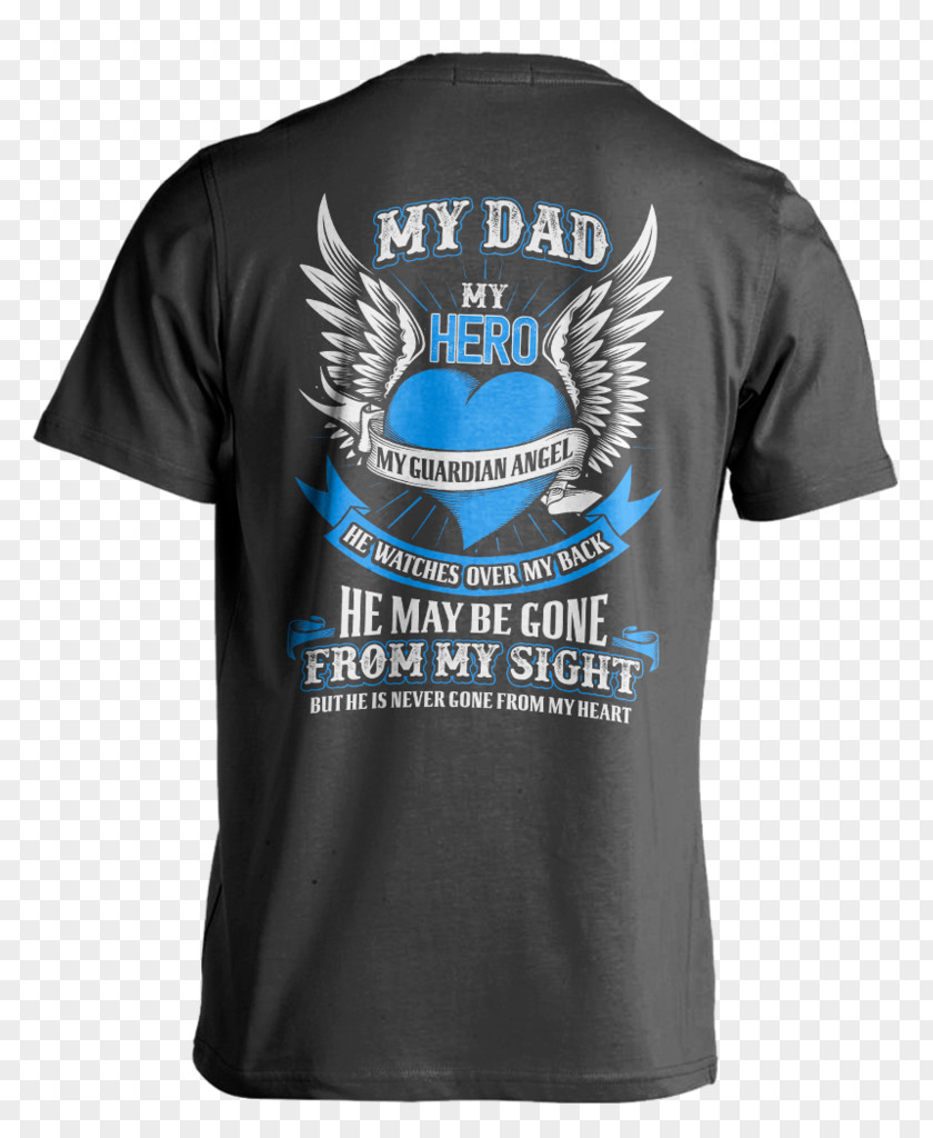 Dad My Hero T-shirt Top Clothing Sleeve PNG