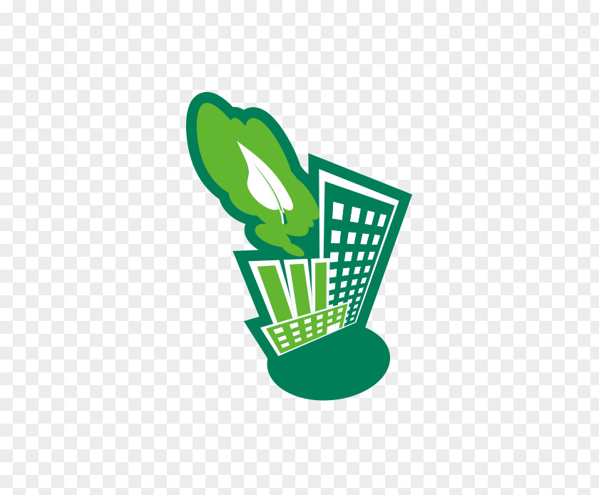 Green Building Icon Recycling Waste Business PNG