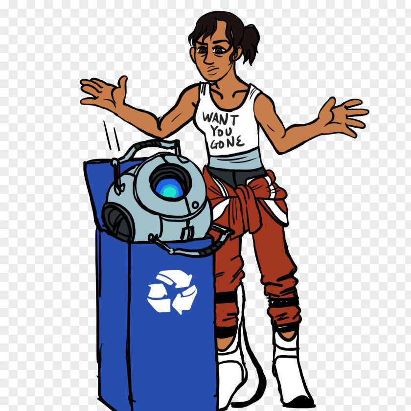 Let Go Portal 2 YouTube Chell PNG