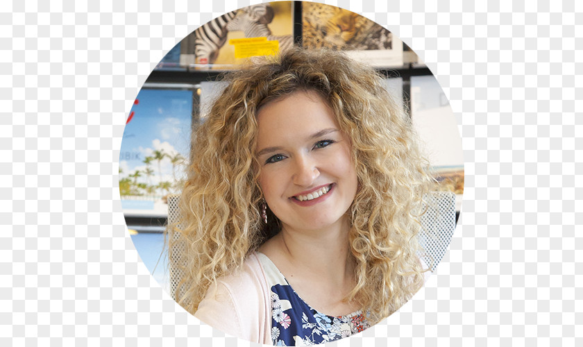 Melissa Türkheim Blond Hair Coloring Travel Agent Makeover PNG