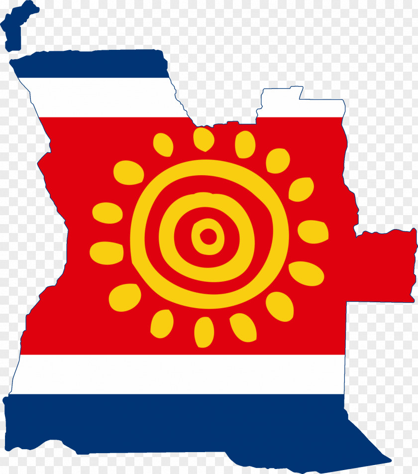 Post It Flag Of Angola National Map PNG