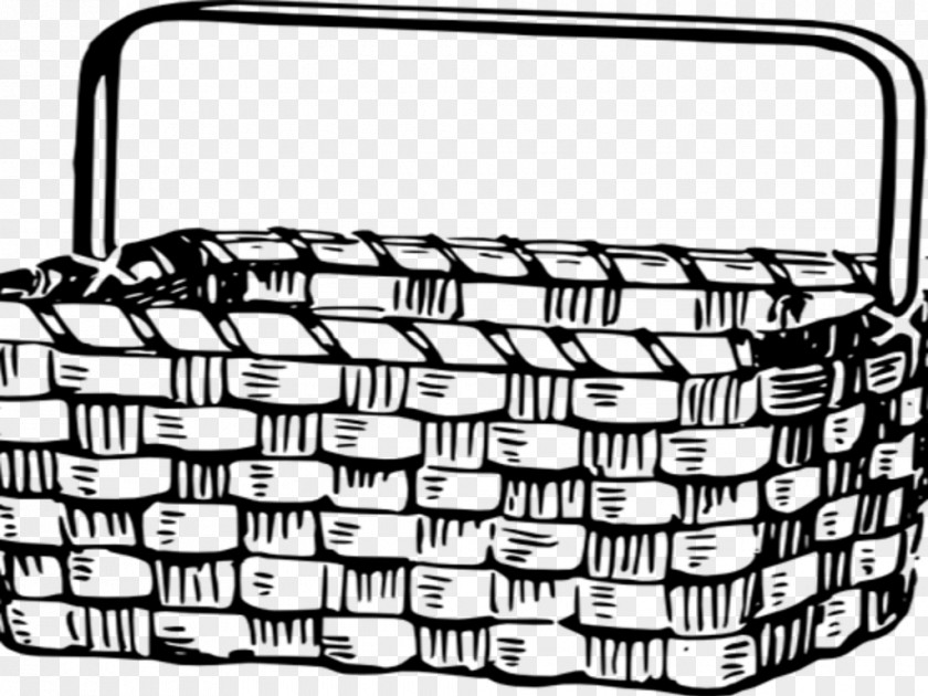 Picnic Basket Canasta Baskets Coloring Book Drawing PNG