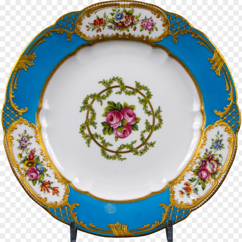 Plate Porcelain Saucer Tableware Set PNG