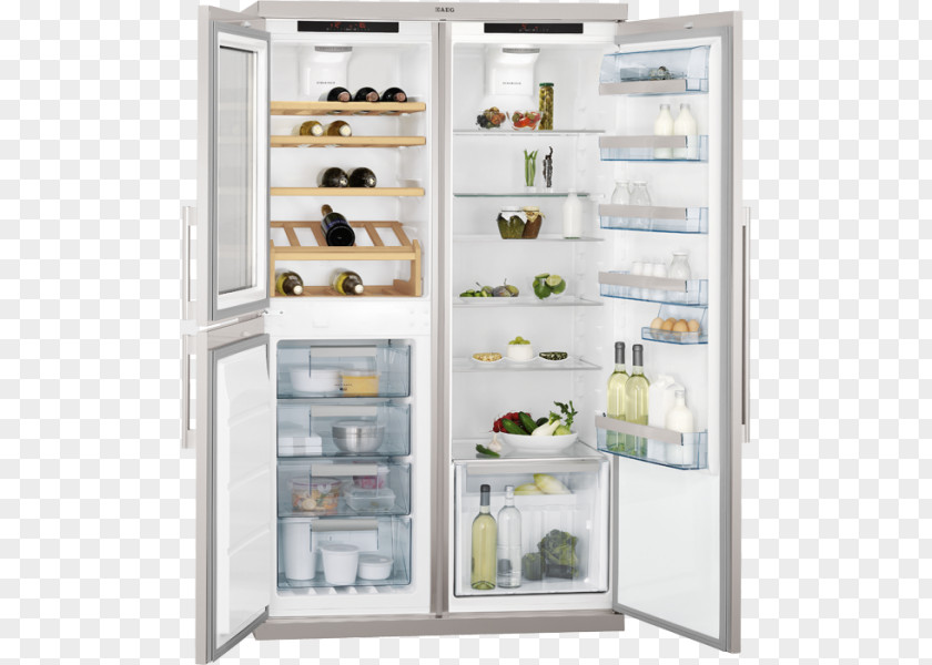 Refrigerator Freezers Auto-defrost AEG Home Appliance PNG