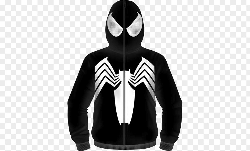Spider-man Hoodie Spider-Man Venom Eddie Brock Costume PNG