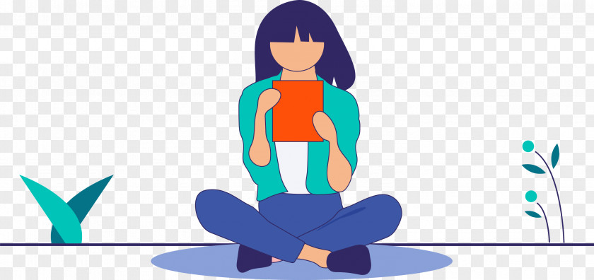 Balance Meditation Physical Fitness Cartoon Sitting Yoga Animation PNG