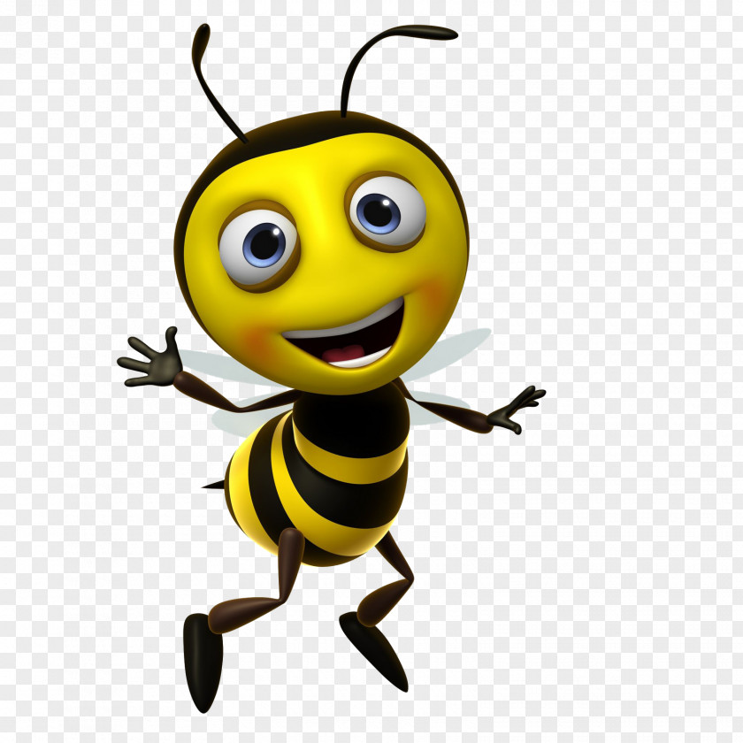 Bee Honey Cartoon Royalty-free Clip Art PNG