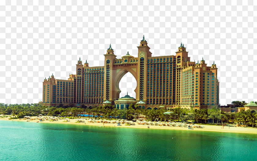 Dubai Scenery Atlantis, The Palm Burj Al Arab Hydropolis Jumeirah Hotel PNG