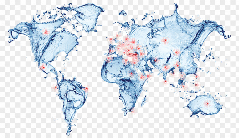 World Map Water Day Scarcity PNG