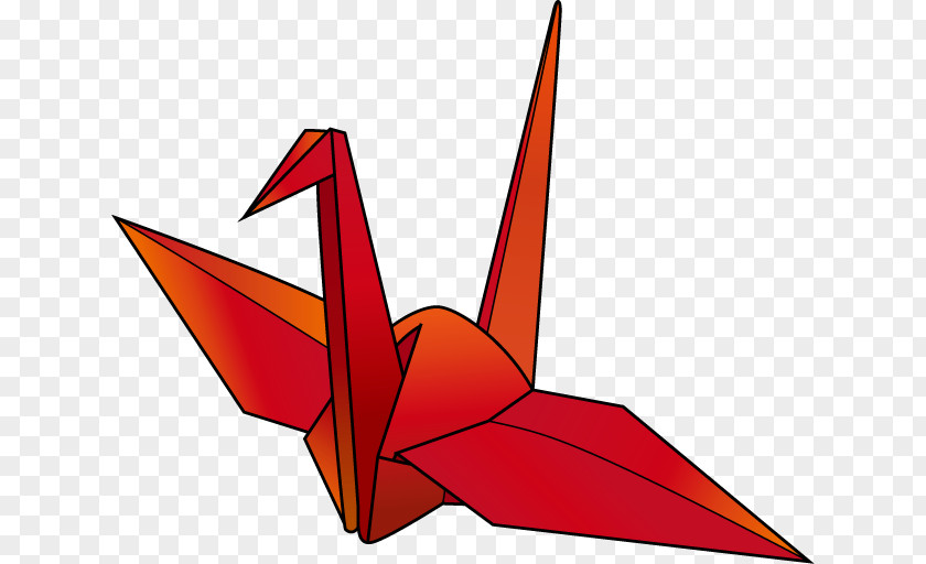 Crane Origami Paper Orizuru Clip Art PNG