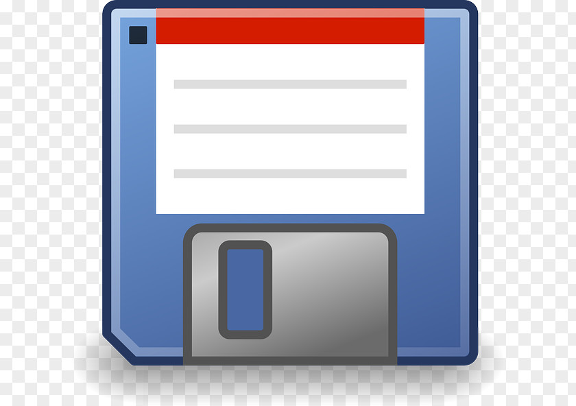 SAVE Floppy Disk Storage Clip Art PNG