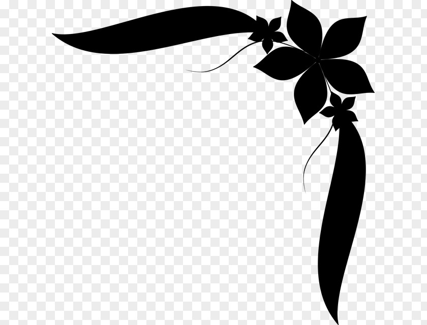 Clip Art Leaf Line Plant Stem Silhouette PNG