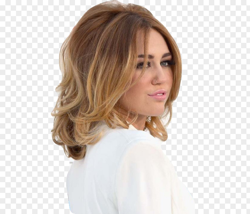 Miley Cyrus Hairstyle Ombré Pixie Cut PNG