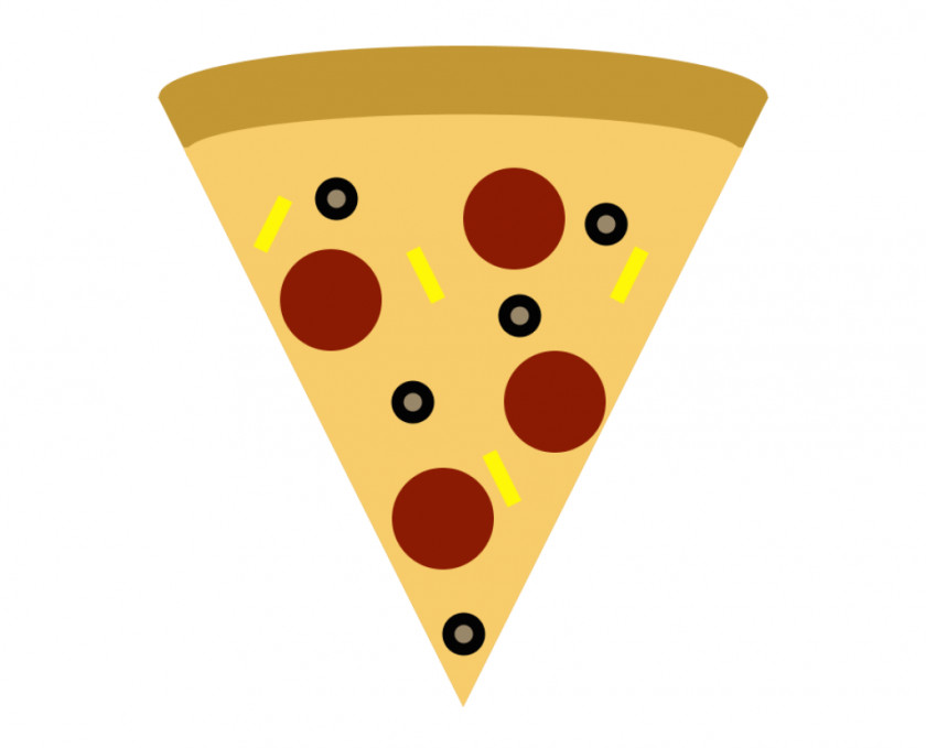 Pizza Slice Cliparts Chicago-style Triangle Pepperoni Clip Art PNG