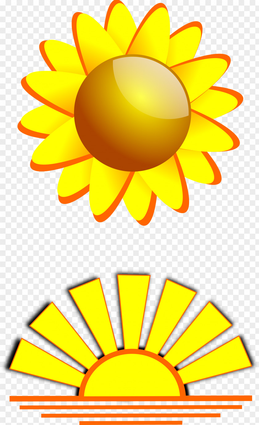 Sunshine Sunset Clip Art PNG