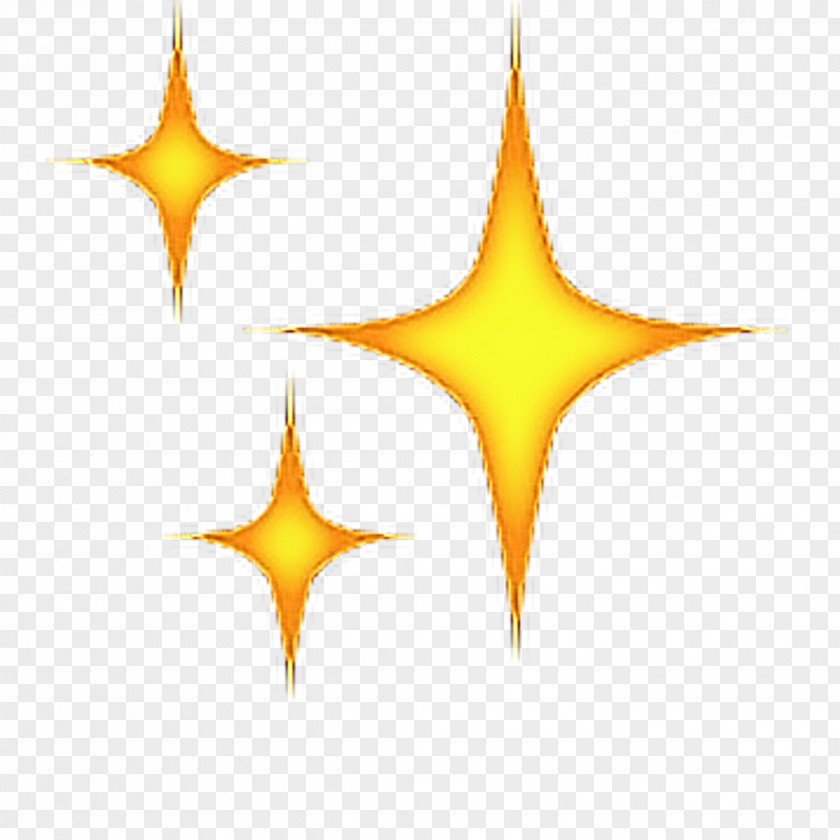 Emoji Apple Color Star Symbol PNG